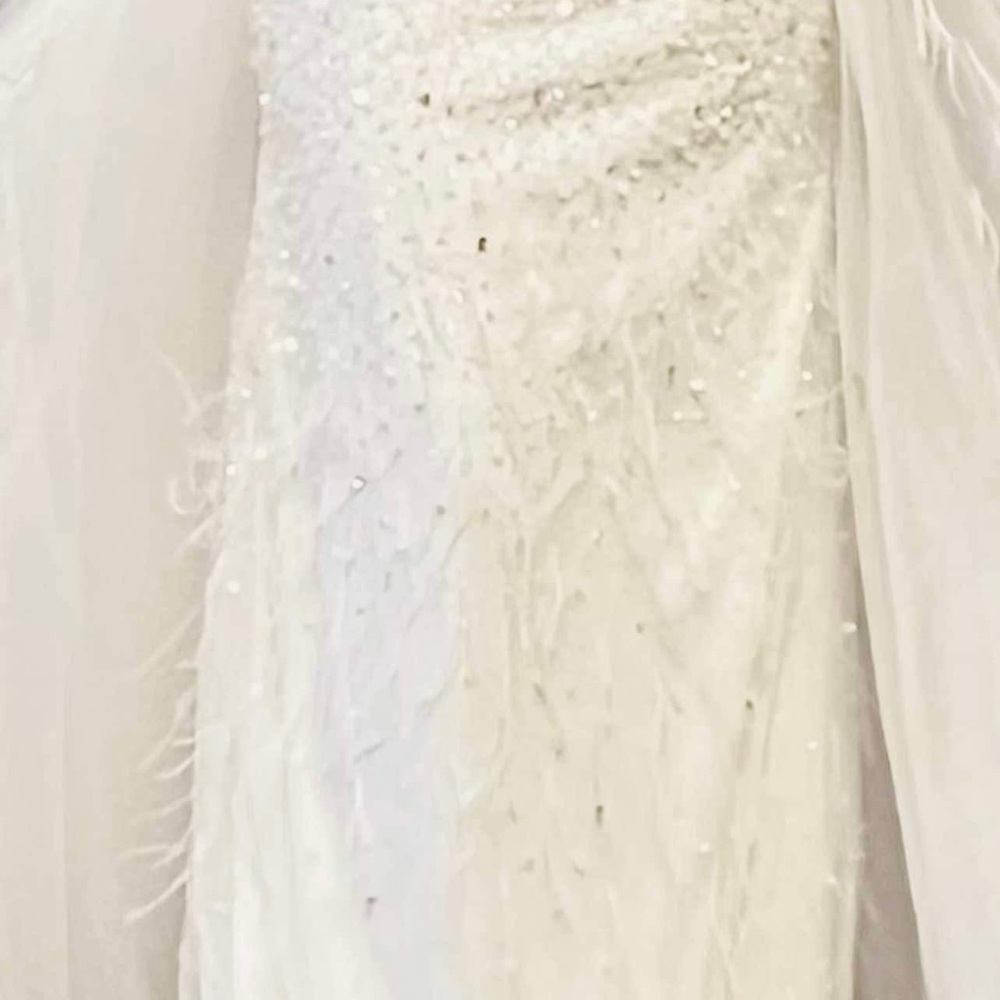 Jonathan Kayne size 14 girls. White pageant dress